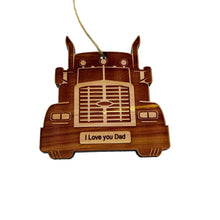 Load image into Gallery viewer, Diesel I Love you Dad - Cedar Ornament