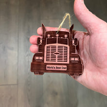 Load image into Gallery viewer, Diesel Worlds Best Dad - Cedar Ornament