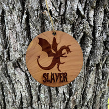 Load image into Gallery viewer, Dragon Slayer - Cedar Ornament