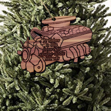 Load image into Gallery viewer, ENGINE it takes a big heart to shape little minds - Cedar Ornament