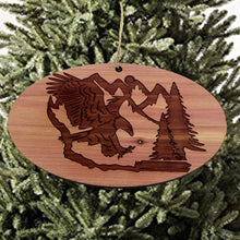 Load image into Gallery viewer, Eagle Mountain - Cedar Ornament