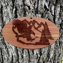 Load image into Gallery viewer, Eagle Mountain - Cedar Ornament