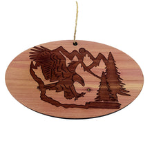 Load image into Gallery viewer, Eagle Mountain - Cedar Ornament