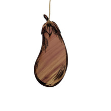 Load image into Gallery viewer, Eggplant - Cedar Ornament