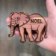 Load image into Gallery viewer, Elephant Noel - Cedar Ornament