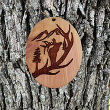 Load image into Gallery viewer, Elk Mountain - Cedar ornament