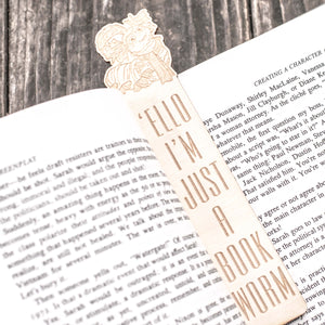 Bookmark - Ello I'm Just a Book Worm