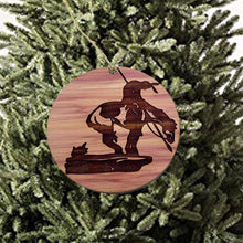 Load image into Gallery viewer, End of Trail Native American - Cedar Ornament