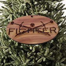 Load image into Gallery viewer, Fighter - Cedar Ornament