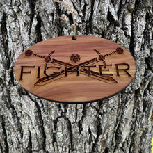 Load image into Gallery viewer, Fighter - Cedar Ornament