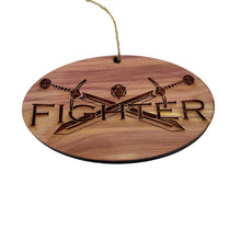 Load image into Gallery viewer, Fighter - Cedar Ornament