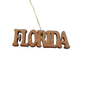 Florida - Cedar Ornament