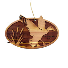 Load image into Gallery viewer, Flying Duck Worlds Best Son - Cedar Ornament