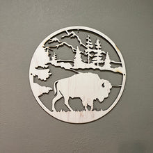 Load image into Gallery viewer, Free Range American Bison 18x18 sign