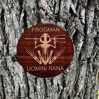 Frogman - Cedar Ornament Uomini Rana