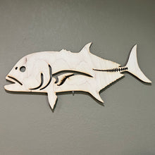 Load image into Gallery viewer, Giant Trevally Fish 19x9 Sign