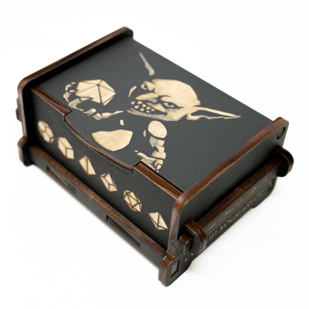 Dice Box - BLACK - Goblin 6x4x3