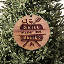 Load image into Gallery viewer, Grill Master - Cedar Ornament