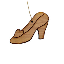 Load image into Gallery viewer, Heart Slipper - Cedar Ornament