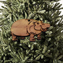 Load image into Gallery viewer, Hippo - Cedar Ornament