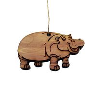 Load image into Gallery viewer, Hippo - Cedar Ornament