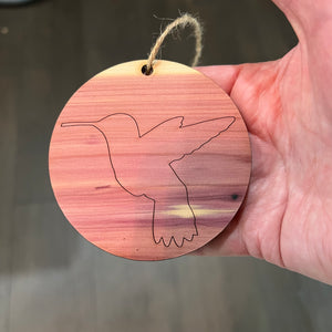 CEDAR Hummingbird - CEDAR Ornament