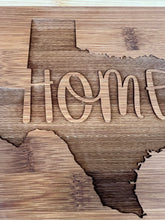 Load image into Gallery viewer, Texas Home Cutting Board 14&#39;&#39;x9.5&#39;&#39;x.5&#39;&#39; Bamboo