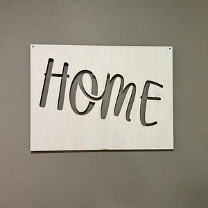 State Home Colorado 19x14 Sign