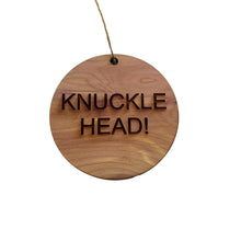 Load image into Gallery viewer, Knuckle Head - Cedar Ornament