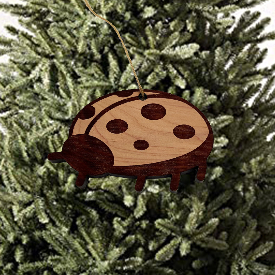 Ladybug - Cedar Ornament