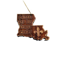 Load image into Gallery viewer, Laissez les Bon Temps Rouler - Cedar Ornament