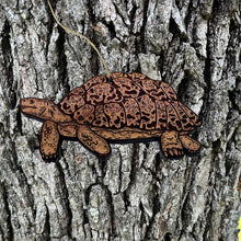 Load image into Gallery viewer, Land Turtle - Cedar Ornament