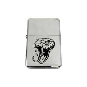 Lighter Angry Serpent Snake CHROME