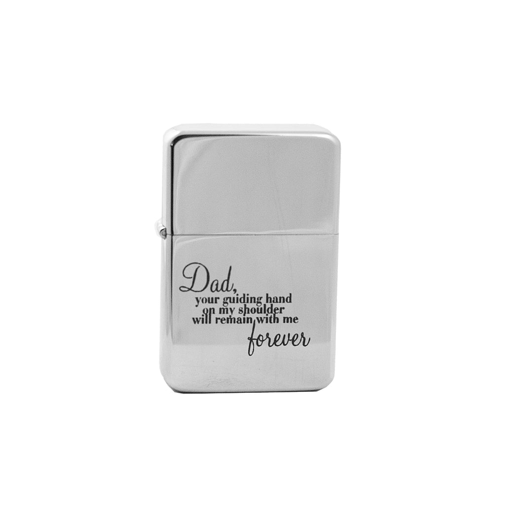 Lighter - Dad Your Guiding Hand High Polish Chrome