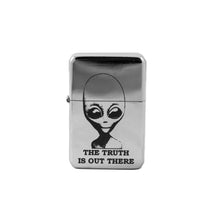 Load image into Gallery viewer, Lighter - The Truth is Out There High Polish Chrome