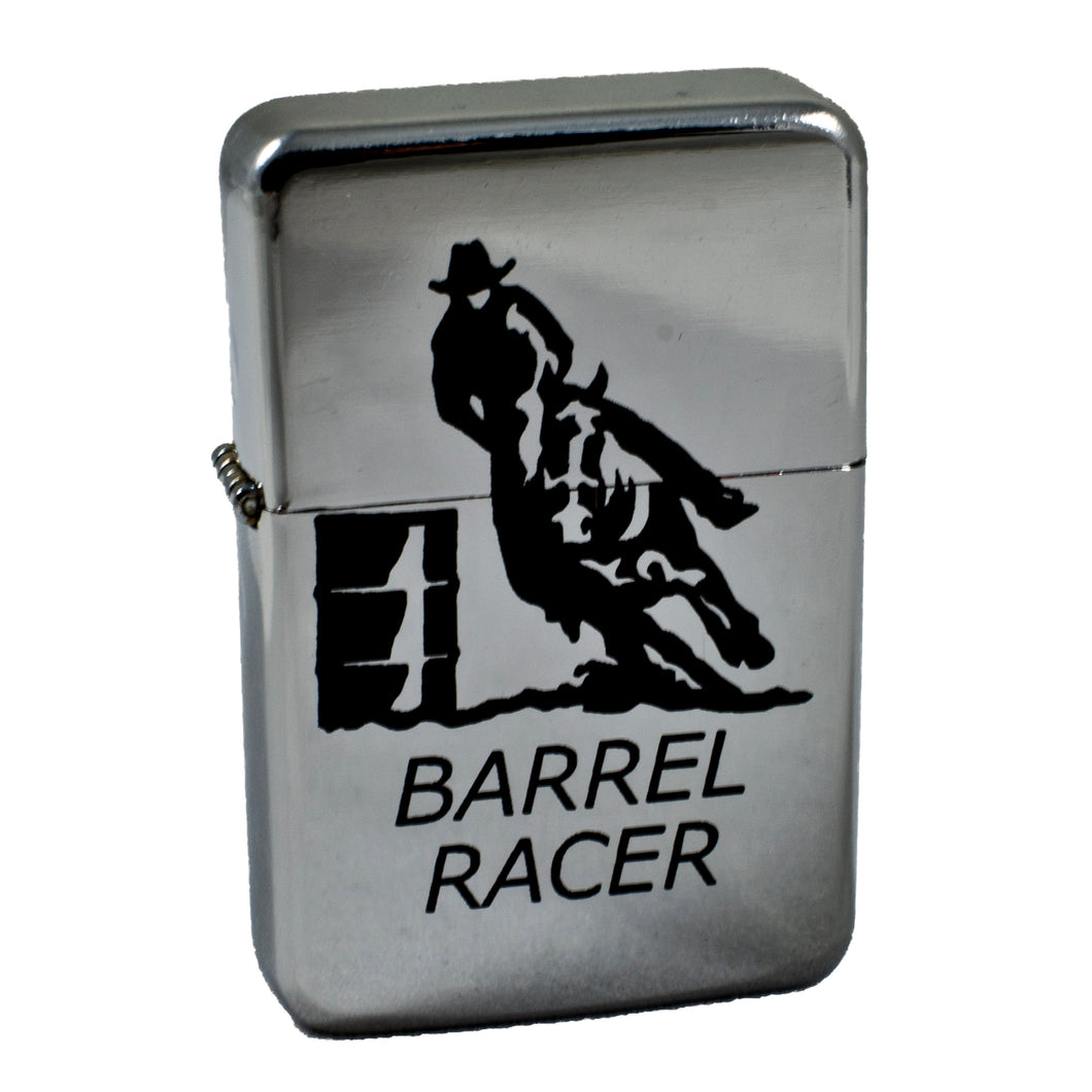 Lighter - Barrel Racer High Polish Chrome