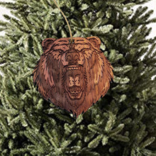 Load image into Gallery viewer, Mean Grizzly - Cedar Ornament