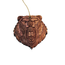 Load image into Gallery viewer, Mean Grizzly - Cedar Ornament