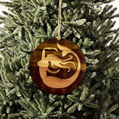 Mermaid - Cedar Ornament