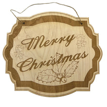 Load image into Gallery viewer, Merry Christmas sign 8x9