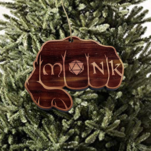 Monk Fist - Cedar Ornament