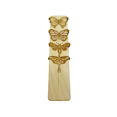 Bookmark - Moth and Butterfly - Bookmark