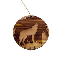 Load image into Gallery viewer, Mountain Wolves - Cedar Ornament