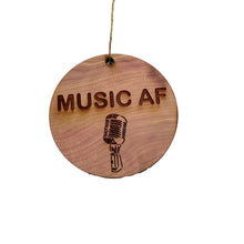 Load image into Gallery viewer, Music AF - Cedar Ornament