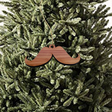 Load image into Gallery viewer, Mustache - Cedar Ornament