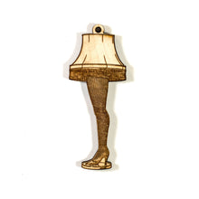 Load image into Gallery viewer, Ornament - Leg Lamp - Raw Wood 4x2in