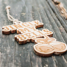 Load image into Gallery viewer, Ornament - Jingle My Bells - Raw Wood 4x3in