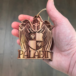 Paladin - Cedar Ornament