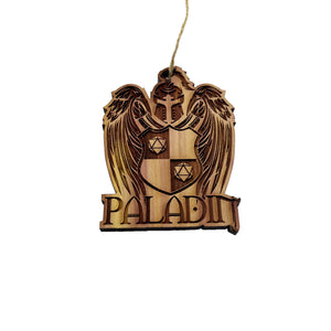 Paladin - Cedar Ornament