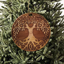 Load image into Gallery viewer, Personalized Celtic Tree of Life - Cedar Ornament